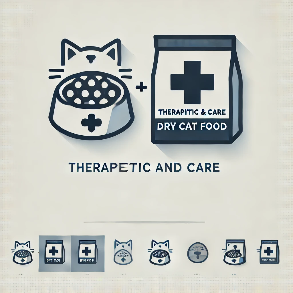غذای خشک درمانی و مراقبتی گربه