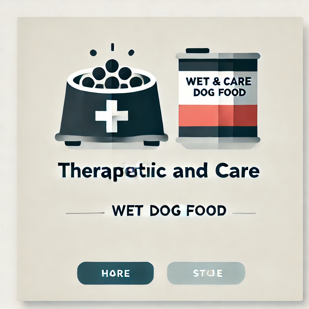 غذای مرطوب درمانی و مراقبتی سگ